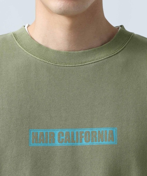 BAYFLOW(ベイフロー)の「【BAYFLOW×HAIR CALIFORNIA】クルースウェットプルオーバー(Tシャツ/カットソー・メンズ・パープル/カーキ/アイボリー・MEDIUM/LARGE)」の11枚目の写真