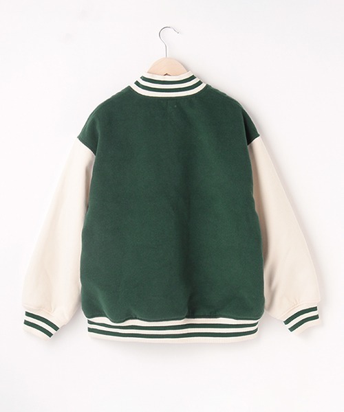 LOVETOXIC(ラブトキシック)の「裏キルトスタジャン(ブルゾン・キッズ・グリーン/ネイビー/ブラック・L/S/M)」の10枚目の写真