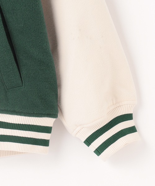 LOVETOXIC(ラブトキシック)の「裏キルトスタジャン(ブルゾン・キッズ・グリーン/ネイビー/ブラック・L/S/M)」の12枚目の写真