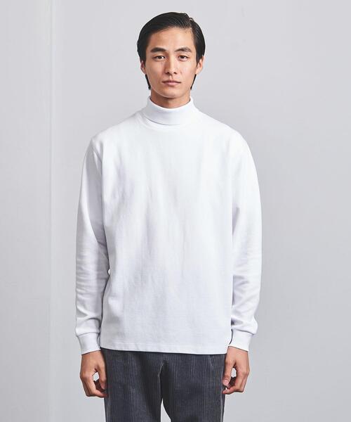 UNITED ARROWS（ユナイテッドアローズ）の「タートルネック カットソー（Tシャツ/カットソー・メンズ・ホワイト/ダークグレー・L/XL/M/S）」の3枚目の写真