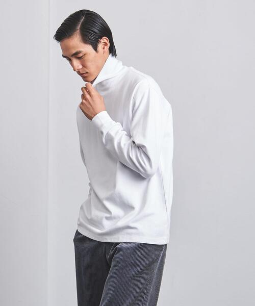 UNITED ARROWS（ユナイテッドアローズ）の「タートルネック カットソー（Tシャツ/カットソー・メンズ・ホワイト/ダークグレー・L/XL/M/S）」の6枚目の写真