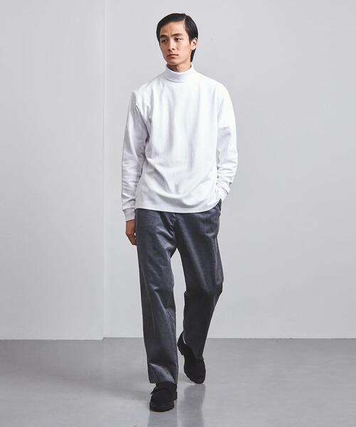 UNITED ARROWS（ユナイテッドアローズ）の「タートルネック カットソー（Tシャツ/カットソー・メンズ・ホワイト/ダークグレー・L/XL/M/S）」の7枚目の写真