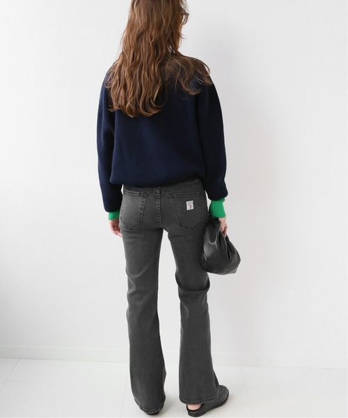 JOURNAL STANDARD relume（ジャーナルスタンダード　レリューム）の「《追加》ダブルニットコントラストカーディガン（カーディガン/ボレロ・レディース・ネイビー・FREE）」の5枚目の写真