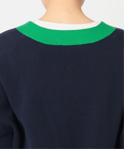 JOURNAL STANDARD relume（ジャーナルスタンダード　レリューム）の「《追加》ダブルニットコントラストカーディガン（カーディガン/ボレロ・レディース・ネイビー・FREE）」の14枚目の写真