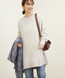 ヘビー裏毛チュニックワンピース