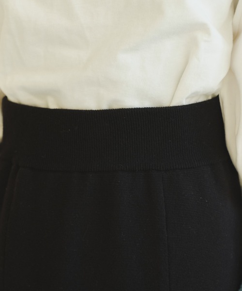 Kastane（カスタネ）の「ミラノリブスカート（スカート・レディース・ブラック/ブルー/アイボリー・FREE）」の12枚目の写真