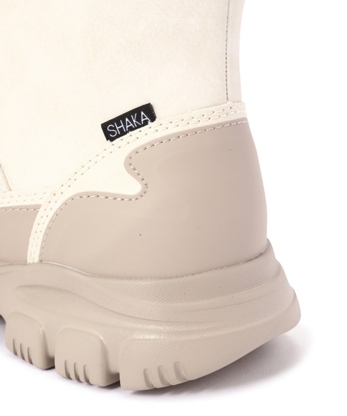 SHAKA(シャカ)の「(SHAKA)フロントジップブーツ(ブーツ・レディース・ブラック/ホワイト・23/24.0/25.0)」の9枚目の写真