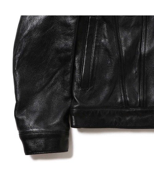 beautiful people(ビューティフルピープル)の「beautiful people vintage leather jean jacket 1245402809(その他アウター・メンズ・ブラック・X-LARGE)」の5枚目の写真