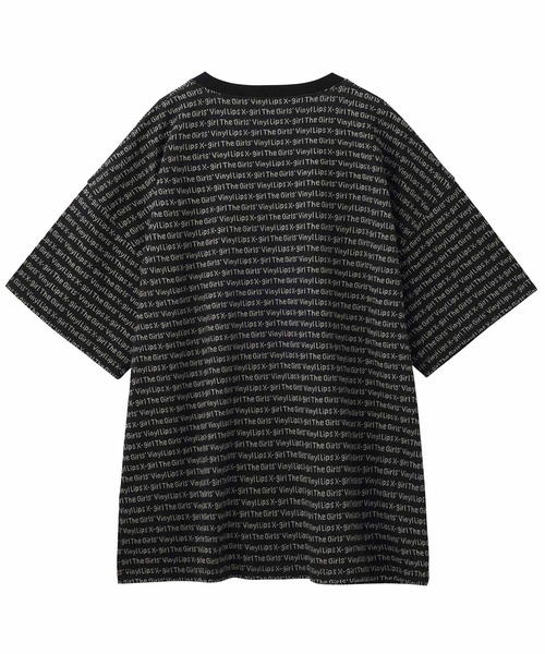 X-girl（エックスガール）の「JACQUARD S/S TOP（Tシャツ/カットソー・レディース・ブラック/ホワイト/イエロー・S/M）」の11枚目の写真