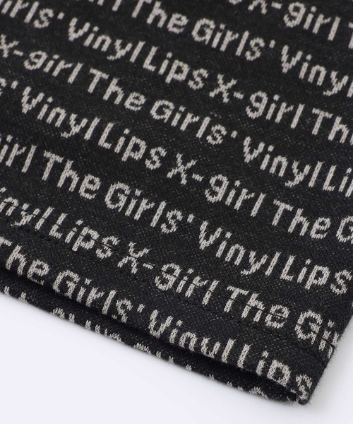 X-girl（エックスガール）の「JACQUARD S/S TOP（Tシャツ/カットソー・レディース・ブラック/ホワイト/イエロー・S/M）」の15枚目の写真