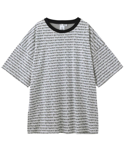 X-girl（エックスガール）の「JACQUARD S/S TOP（Tシャツ/カットソー・レディース・ブラック/ホワイト/イエロー・S/M）」の18枚目の写真