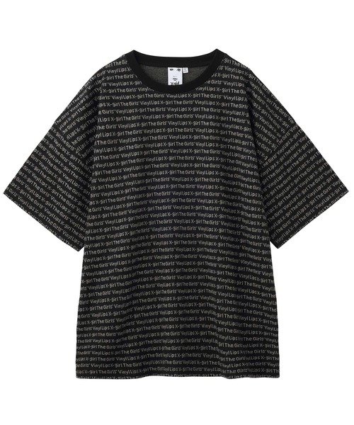 X-girl（エックスガール）の「JACQUARD S/S TOP（Tシャツ/カットソー・レディース・ブラック/ホワイト/イエロー・S/M）」の19枚目の写真