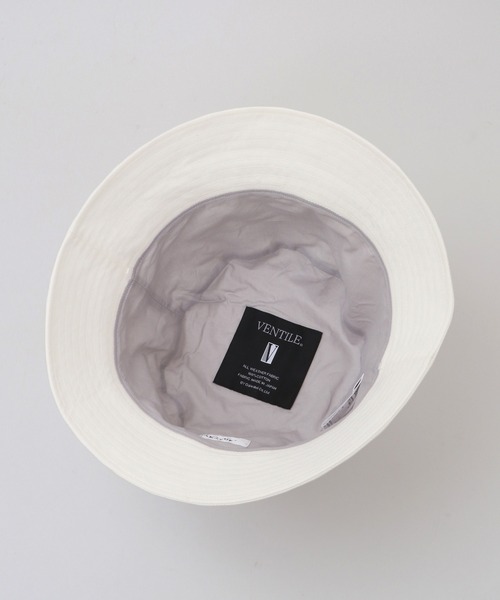 KIJIMA TAKAYUKI（キジマ　タカユキ）の「【KIJIMA TAKAYUKI＜キジマタカユキ＞】VENTILE BUCKET HAT（キャップ・メンズ・ブラック/ホワイト/ネイビー/オレンジ・FREE）」の9枚目の写真