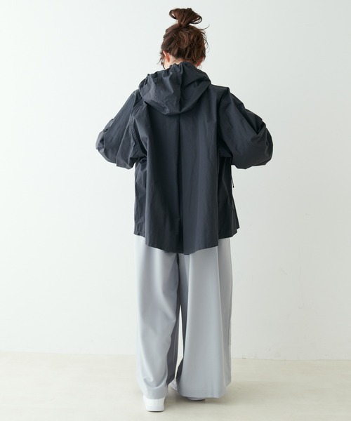 ZOZOTOWN限定・Du noir】2WAYフレアマウンテンパーカー