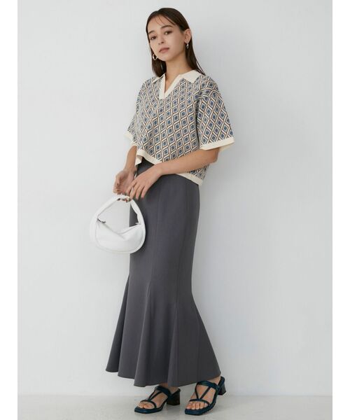 MURUA(ムルーア)の「ハーフムーンハンドルバッグ(ハンドバッグ・レディース・ホワイト/ブラック・FREE)」の6枚目の写真