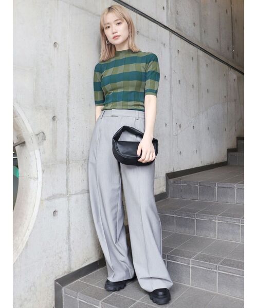 MURUA(ムルーア)の「ハーフムーンハンドルバッグ(ハンドバッグ・レディース・ホワイト/ブラック・FREE)」の3枚目の写真