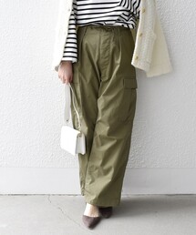 *【SHIPS別注】〈手洗い可能〉GOLDENMILLS ファティーグパンツ◆