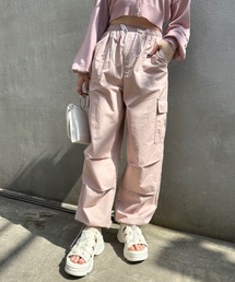 OLIVE des OLIVE | 【WEB限定カラー有】裾しぼりゆるカーゴパンツ(カーゴパンツ)