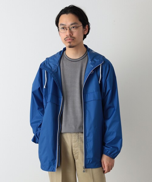BEAMS F(ビームスエフ)の「K・WAY × BEAMS F / 別注 フーデッドブルゾン(ブルゾン・メンズ・ベージュ/ネイビー/ロイヤルブルー・L/S/M)」の3枚目の写真