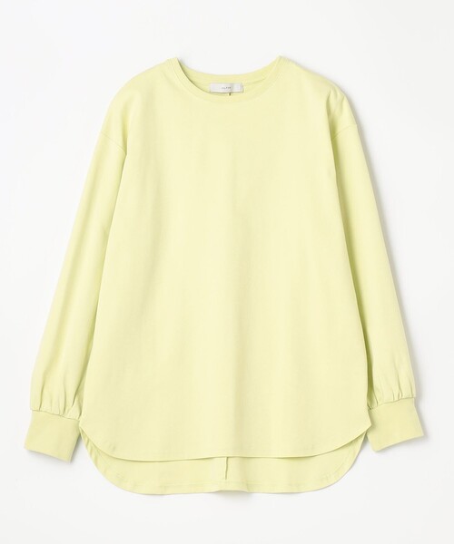 ANY(エニィ)の「【洗濯機可・UVケア】ビューティベーシックロングTシャツ(Tシャツ/カットソー・レディース・アイボリー系/ベージュ系/ライトイエロー系/グレー系・F)」の11枚目の写真