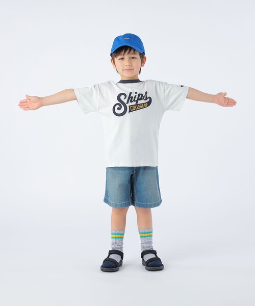 Russell Athletic（ラッセルアスレティック）の「【SHIPS KIDS別注】RUSSELL ATHLETIC:100～160cm / TEE（Tシャツ/カットソー・キッズ・ナチュラル/ネイビー/ラベンダー・100/110/120/130/S/145/M/160）」の6枚目の写真
