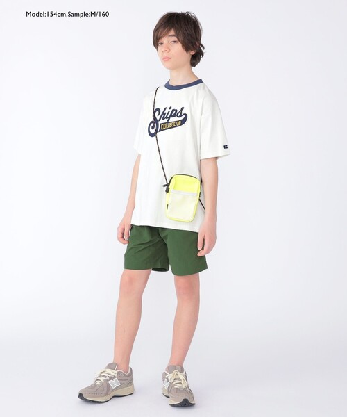 Russell Athletic（ラッセルアスレティック）の「【SHIPS KIDS別注】RUSSELL ATHLETIC:100～160cm / TEE（Tシャツ/カットソー・キッズ・ナチュラル/ネイビー/ラベンダー・100/110/120/130/S/145/M/160）」の7枚目の写真