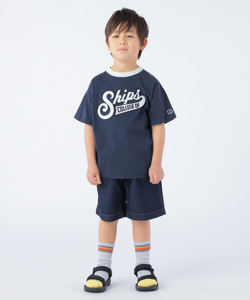 Russell Athletic（ラッセルアスレティック）の「【SHIPS KIDS別注】RUSSELL ATHLETIC:100～160cm / TEE（Tシャツ/カットソー・キッズ・ナチュラル/ネイビー/ラベンダー・100/110/120/130/S/145/M/160）」の10枚目の写真