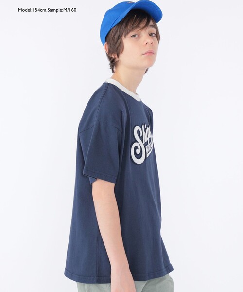 Russell Athletic（ラッセルアスレティック）の「【SHIPS KIDS別注】RUSSELL ATHLETIC:100～160cm / TEE（Tシャツ/カットソー・キッズ・ナチュラル/ネイビー/ラベンダー・100/110/120/130/S/145/M/160）」の13枚目の写真