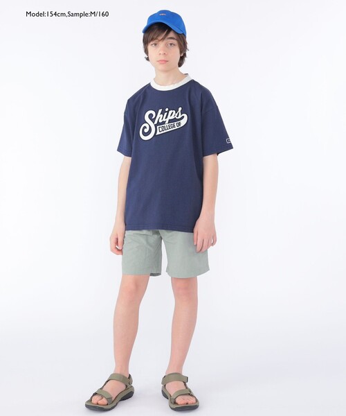 Russell Athletic（ラッセルアスレティック）の「【SHIPS KIDS別注】RUSSELL ATHLETIC:100～160cm / TEE（Tシャツ/カットソー・キッズ・ナチュラル/ネイビー/ラベンダー・100/110/120/130/S/145/M/160）」の14枚目の写真