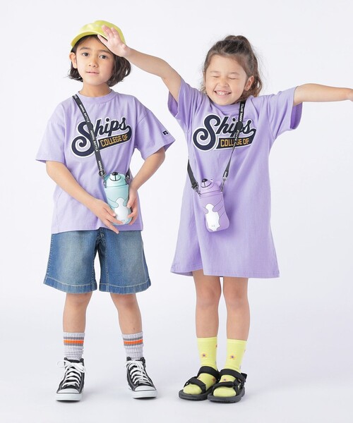 Russell Athletic（ラッセルアスレティック）の「【SHIPS KIDS別注】RUSSELL ATHLETIC:100～160cm / TEE（Tシャツ/カットソー・キッズ・ナチュラル/ネイビー/ラベンダー・100/110/120/130/S/145/M/160）」の20枚目の写真