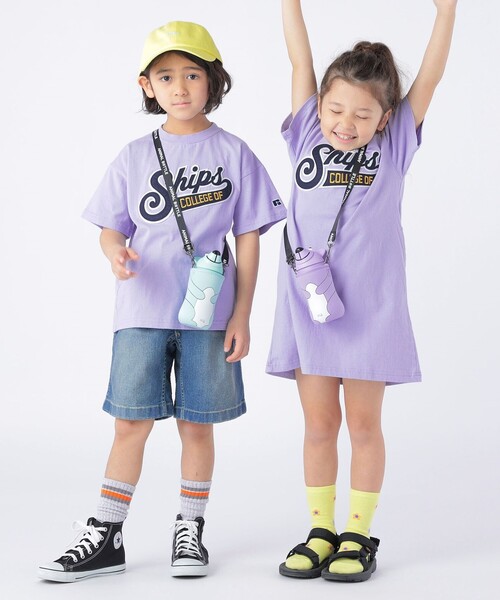 Russell Athletic（ラッセルアスレティック）の「【SHIPS KIDS別注】RUSSELL ATHLETIC:100～160cm / TEE（Tシャツ/カットソー・キッズ・ナチュラル/ネイビー/ラベンダー・100/110/120/130/S/145/M/160）」の21枚目の写真