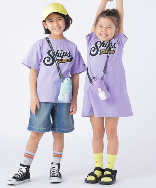 Russell Athletic（ラッセルアスレティック）の「【SHIPS KIDS別注】RUSSELL ATHLETIC:100～160cm / TEE（Tシャツ/カットソー・キッズ・ナチュラル/ネイビー/ラベンダー・100/110/120/130/S/145/M/160）」の22枚目の写真