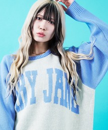 GA JACQUARD KNIT CREW