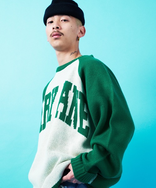 GALLIS ADDICTION(ガリスアディクション)の「GA JACQUARD KNIT CREW(ニット/セーター・メンズ・アクア/ブラック系その他2/ブラック系その他3/ライトブルー/サックスブルー/ダークグリーン/ブラック/グリーン・FREE)」の5枚目の写真