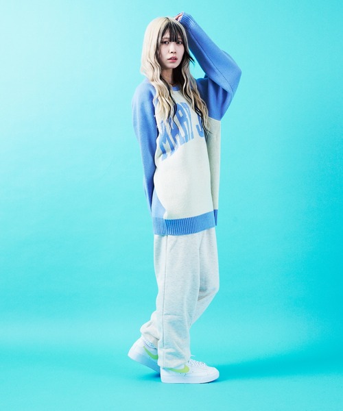GALLIS ADDICTION(ガリスアディクション)の「GA JACQUARD KNIT CREW(ニット/セーター・メンズ・アクア/ブラック系その他2/ブラック系その他3/ライトブルー/サックスブルー/ダークグリーン/ブラック/グリーン・FREE)」の19枚目の写真