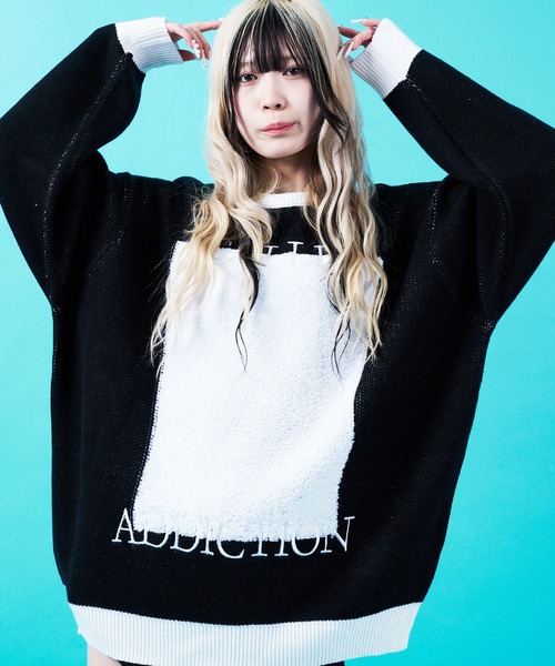 GALLIS ADDICTION(ガリスアディクション)の「GA JACQUARD KNIT CREW(ニット/セーター・メンズ・アクア/ブラック系その他2/ブラック系その他3/ライトブルー/サックスブルー/ダークグリーン/ブラック/グリーン・FREE)」の22枚目の写真