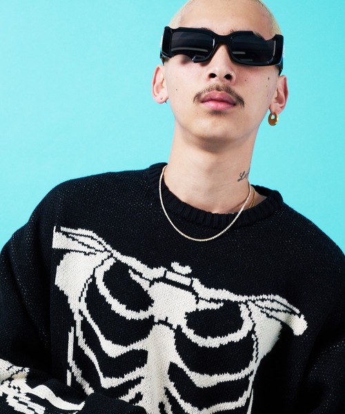 GALLIS ADDICTION(ガリスアディクション)の「GA JACQUARD KNIT CREW(ニット/セーター・メンズ・アクア/ブラック系その他2/ブラック系その他3/ライトブルー/サックスブルー/ダークグリーン/ブラック/グリーン・FREE)」の11枚目の写真