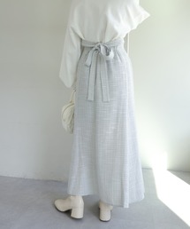 one after another NICE CLAUP | クロスバックリボンスカート　2023SS(スカート)