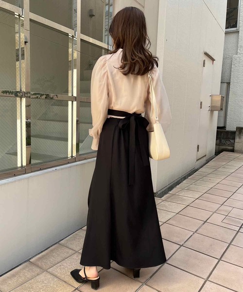 セール】クロスバックリボンスカート（スカート）｜one after another