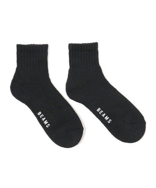 BEAMS(ビームス)の「BEAMS / パイル ソックス(ソックス/靴下・メンズ・ホワイト/オフホワイト/ブラック・ONE SIZE)」の3枚目の写真