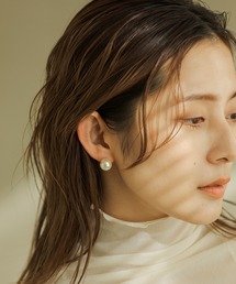 《trim by vatsurica》バツリカ / ビッグ パール キャッチ ピアス