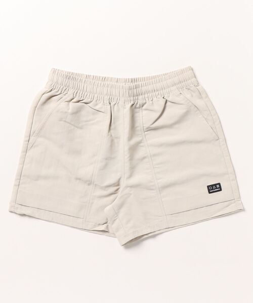 NEW BALANCE(ニューバランス)の「ニューバランス New Balance NB AT ショーツ(その他パンツ・レディース・ライトベージュ/ダークグリーン・L/M/XL/S)」の1枚目の写真