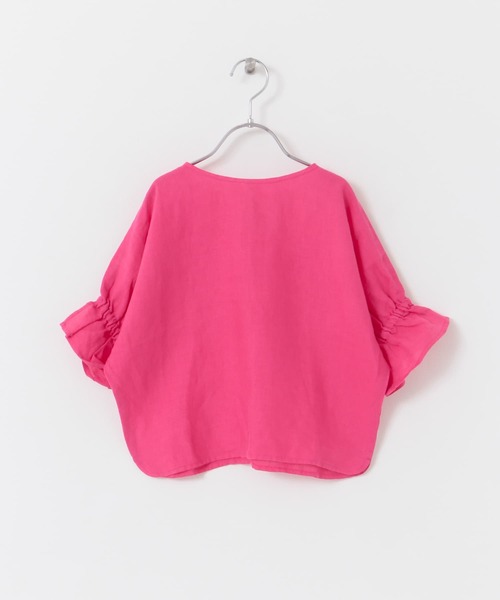 URBAN RESEARCH DOORS（アーバンリサーチドアーズ）の「『親子リンク』リネンキャンディスリーブプルオーバー(KIDS)（シャツ/ブラウス・キッズ・パープル系その他/ミント・135/120/105）」の20枚目の写真