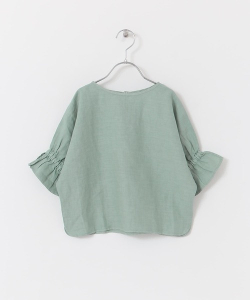 URBAN RESEARCH DOORS（アーバンリサーチドアーズ）の「『親子リンク』リネンキャンディスリーブプルオーバー(KIDS)（シャツ/ブラウス・キッズ・パープル系その他/ミント・135/120/105）」の21枚目の写真