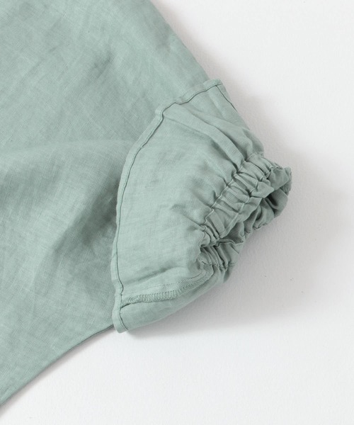 URBAN RESEARCH DOORS（アーバンリサーチドアーズ）の「『親子リンク』リネンキャンディスリーブプルオーバー(KIDS)（シャツ/ブラウス・キッズ・パープル系その他/ミント・135/120/105）」の22枚目の写真