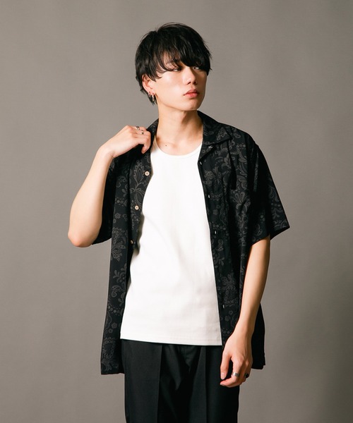 UNIIT(ユニット)の「【UNIIT/ユニット】レーヨン100% 接触冷感 総柄シャツ アロハシャツ ストリート モード カジュアル 夏服 オープンカラーシャツ 開襟シャツ(シャツ/ブラウス・メンズ・その他9/その他3/その他4/その他12/その他14/その他16/その他/その他7/その他10/その他15/その他8/その他6/その他13/その他2/その他11/その他1/その他5/その他18/その他17/その他20/その他21/その他19・MEDIUM/XX-LARGE/X-LARGE/LARGE)」の1枚目の写真