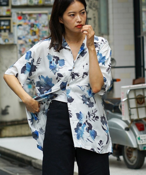 UNIIT(ユニット)の「【UNIIT/ユニット】レーヨン100% 接触冷感 総柄シャツ アロハシャツ ストリート モード カジュアル 夏服 オープンカラーシャツ 開襟シャツ(シャツ/ブラウス・メンズ・その他9/その他3/その他4/その他12/その他14/その他16/その他/その他7/その他10/その他15/その他8/その他6/その他13/その他2/その他11/その他1/その他5/その他18/その他17/その他20/その他21/その他19・MEDIUM/XX-LARGE/X-LARGE/LARGE)」の6枚目の写真