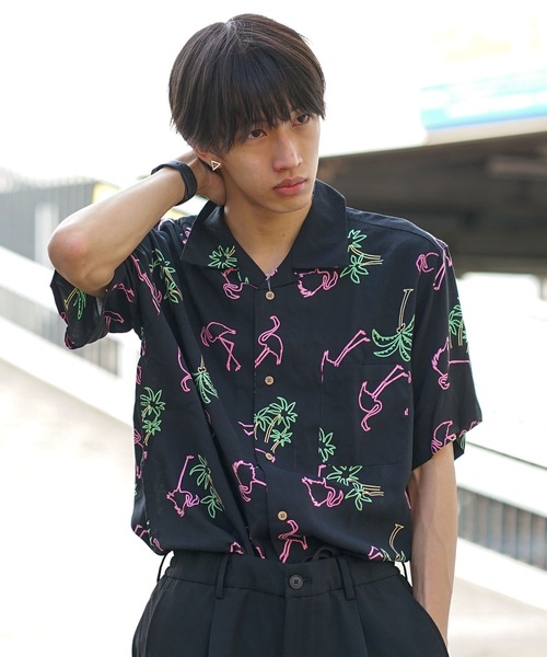 UNIIT(ユニット)の「【UNIIT/ユニット】レーヨン100% 接触冷感 総柄シャツ アロハシャツ ストリート モード カジュアル 夏服 オープンカラーシャツ 開襟シャツ(シャツ/ブラウス・メンズ・その他9/その他3/その他4/その他12/その他14/その他16/その他/その他7/その他10/その他15/その他8/その他6/その他13/その他2/その他11/その他1/その他5/その他18/その他17/その他20/その他21/その他19・MEDIUM/XX-LARGE/X-LARGE/LARGE)」の13枚目の写真