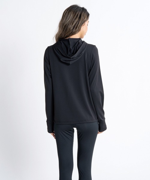 ROXY(ロキシー)の「AURORA/ロキシー長袖ジップアップパーカーラッシュガード(水着)(ラッシュガード・レディース・カーキ/ホワイト系その他/グレー/ブラック/ホワイト/パープル・SMALL/MEDIUM/LARGE)」の14枚目の写真