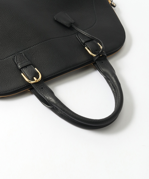 EDIFICE（エディフィス）の「【S.MANO / エス マーノ】ROUND BRIEF（ハンドバッグ・メンズ・ブラック・FREE）」の3枚目の写真